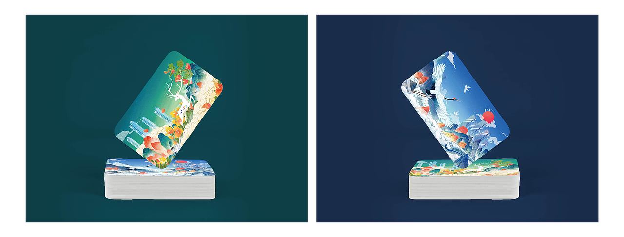 地产纪念卡插画(飞机稿)