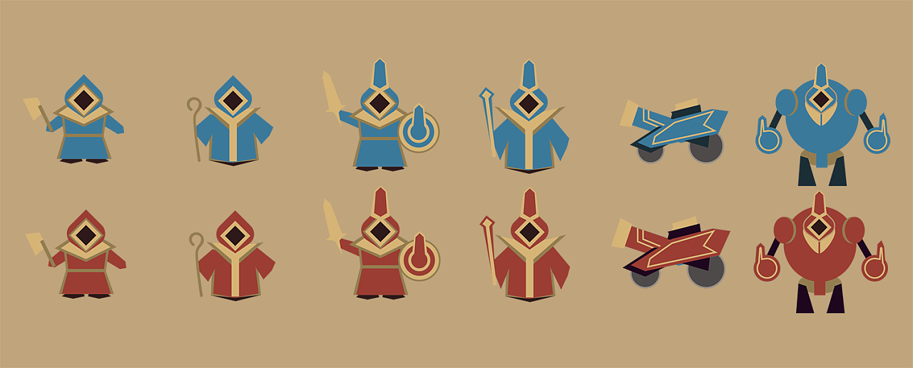 敦煌风mix王者荣耀 藻井图案