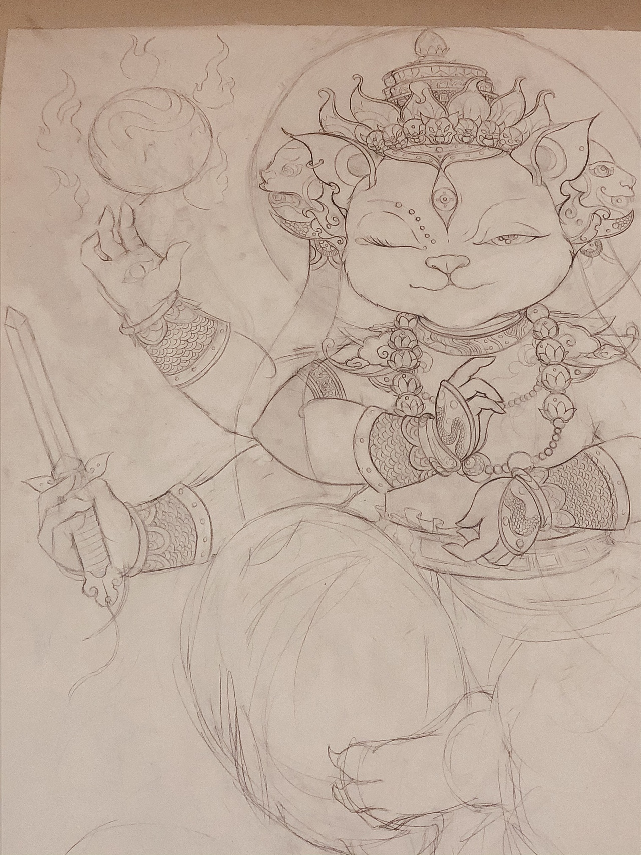 猫天神（图ZMjQzMjYwNDg0） - 创作习作 - 站酷设计师鴒鸠原创素材 - 站酷ZCOOL