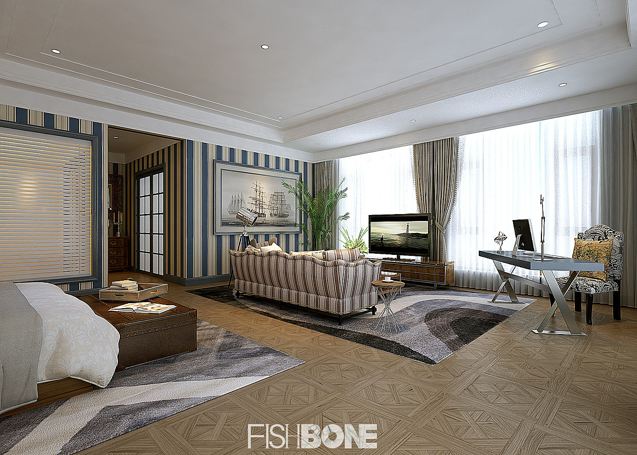 鱼骨设计-美式风格别墅（图ZMzgwMTk4MzI=） - 家装设计 - 站酷设计师鱼骨设计事务所原创素材 - 站酷ZCOOL