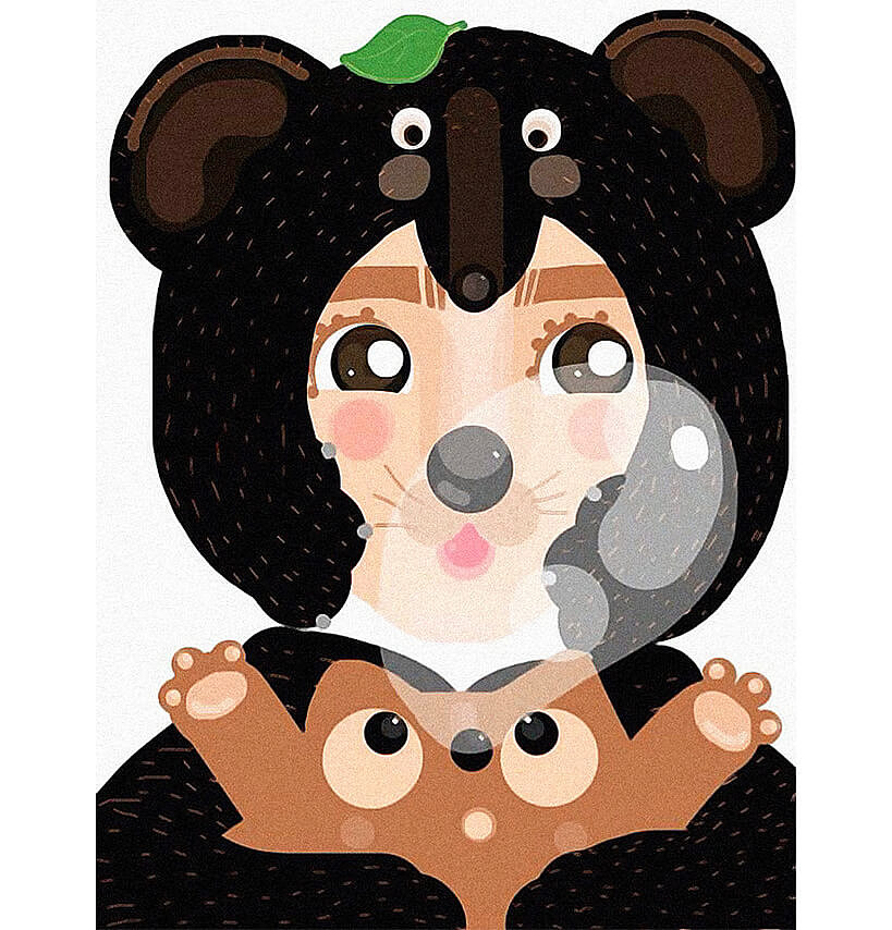 手指画（图ZMTI3NjQzMzAw） - 新锐潮流插画 - 站酷设计师西穆坞原创素材 - 站酷ZCOOL