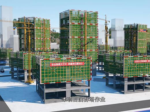 三维工程施工投标市政房建BIM桥梁隧道地盾构演示动画