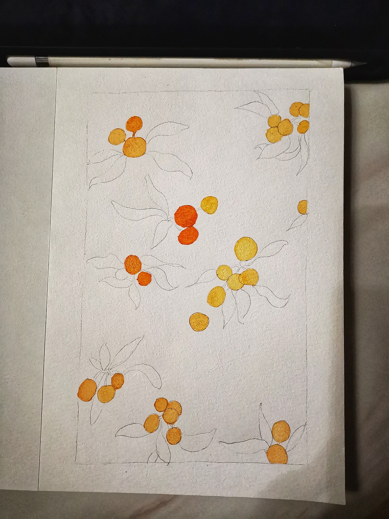 今日份水彩练习