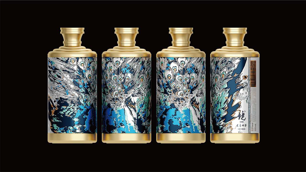 境x曹瑞华艺术家联名款春华秋实酒包装设计