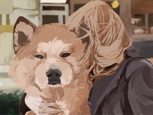 电影插画│忠犬八公的故事