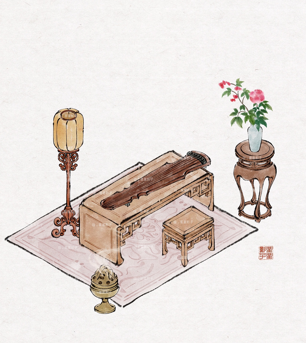 室内造景|“香闺记”出炉