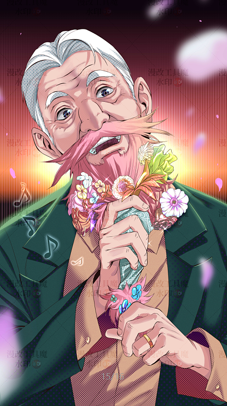 金婚,纪念日的爷爷|动漫|其他动漫|漫改工具魔_原创作品-站酷zcool