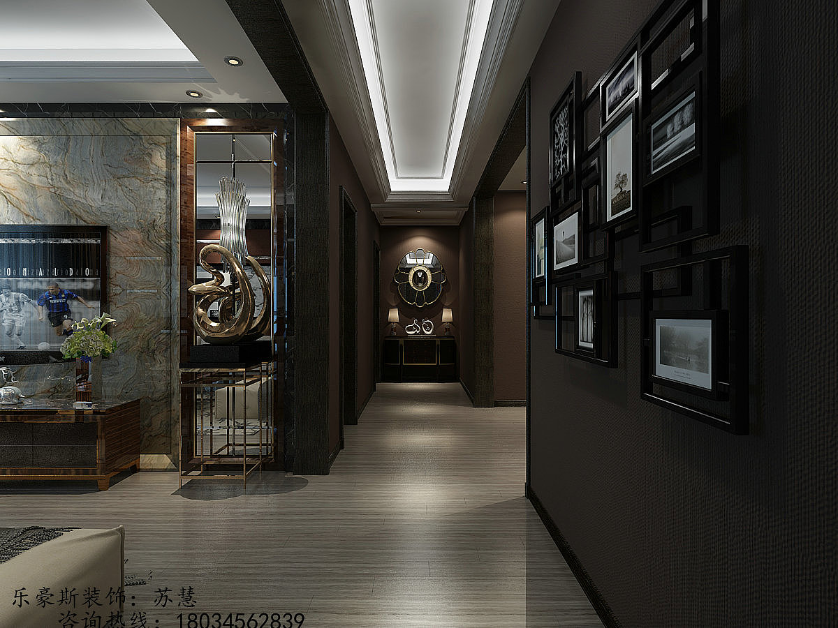 月亮湾135㎡后现代效果图（图ZMTA3MTU3NzI0） - 其他空间 - 站酷设计师LOHAS苏慧原创素材 - 站酷ZCOOL