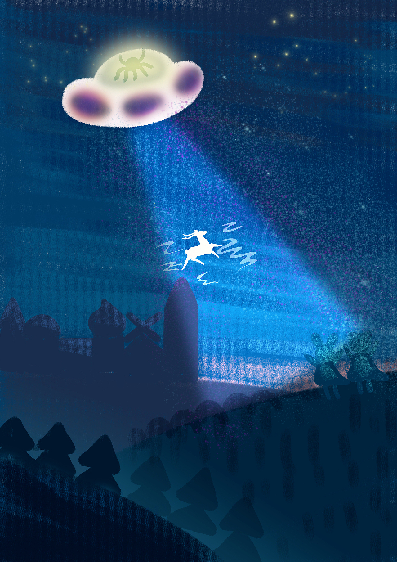 活力兔和好奇喵的旅行1