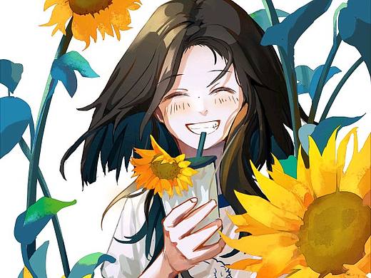 花与少女