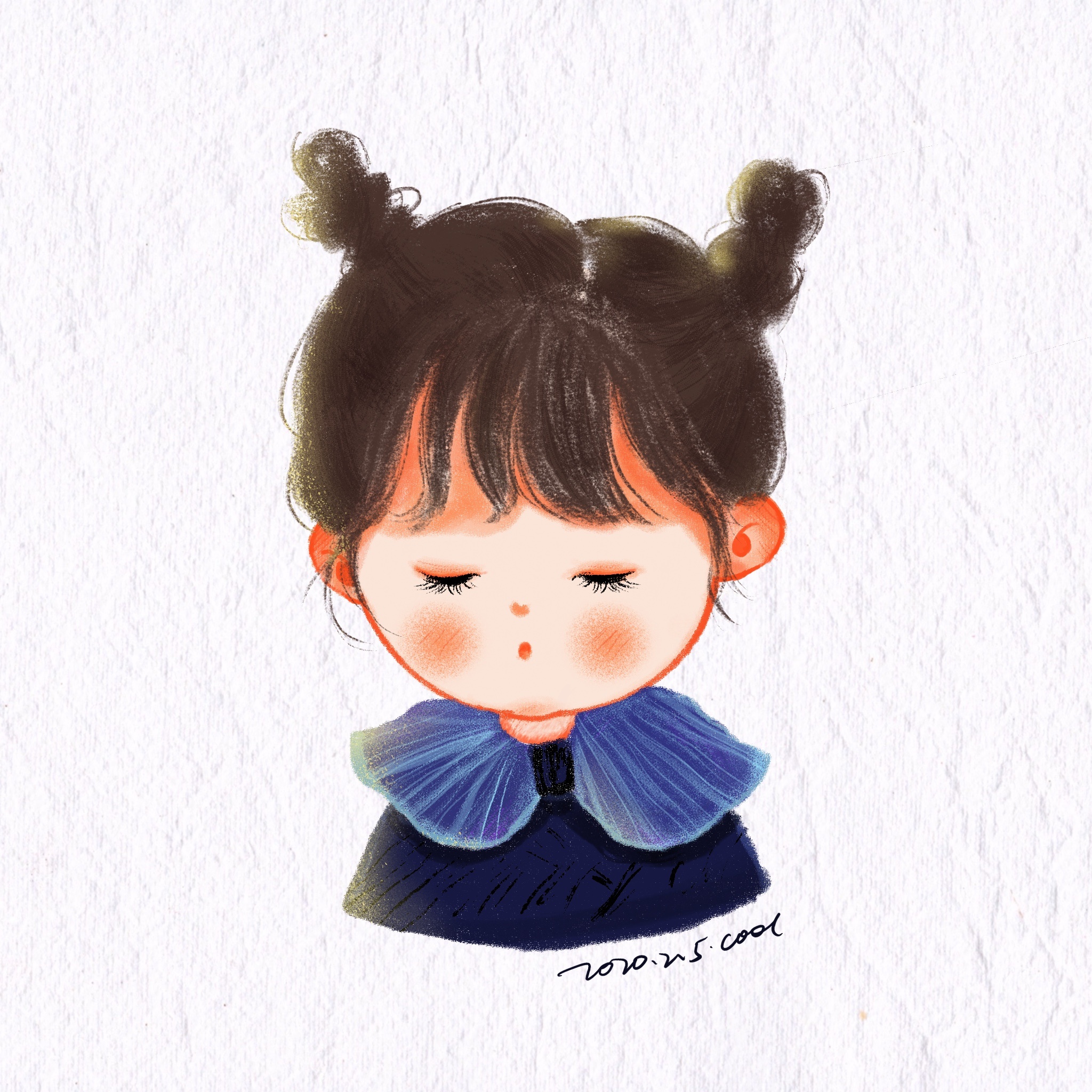 可爱头像|插画|创作习作|暖小爽 - 原创作品 - 站酷 (zcool)