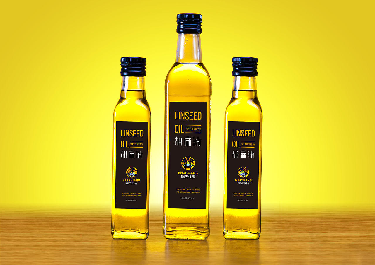 亚麻籽油包装（图ZOTM3ODQyMzI=） - 包装 - 站酷设计师un1987原创素材 - 站酷ZCOOL