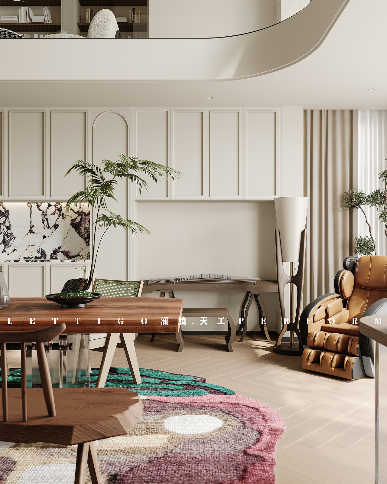 当复古与优雅不期而遇，是美式的腔调与质感（图ZMzcxMzM3MDU2） - 家装设计 - 站酷设计师DesignerZtt186原创素材 - 站酷ZCOOL