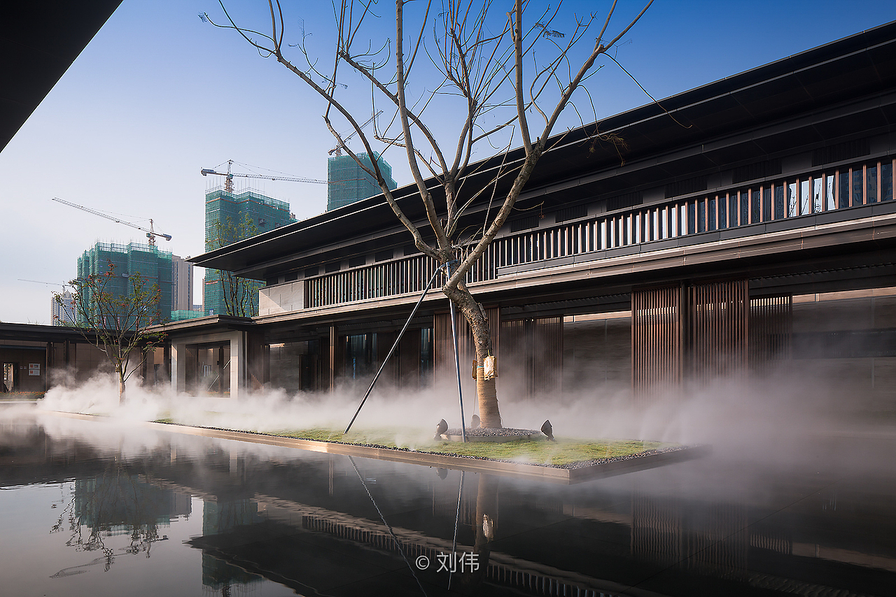 【"成摄"原创第25辑】华润云庭售楼部景观|摄影|环境/建筑摄影|成都