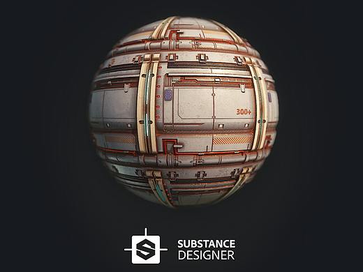 Substance Designer Sci fi 科幻风格材质