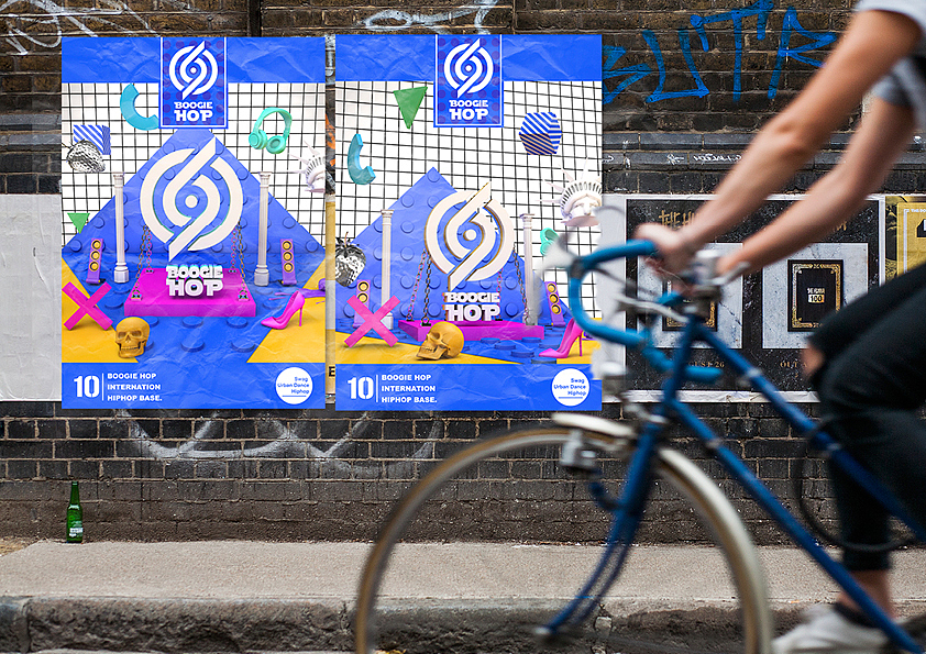 BOOGIE HOP舞团 视觉设定（图ZOTkxODM4ODQ=） - Logo - 站酷设计师万鱼鱼原创素材 - 站酷ZCOOL