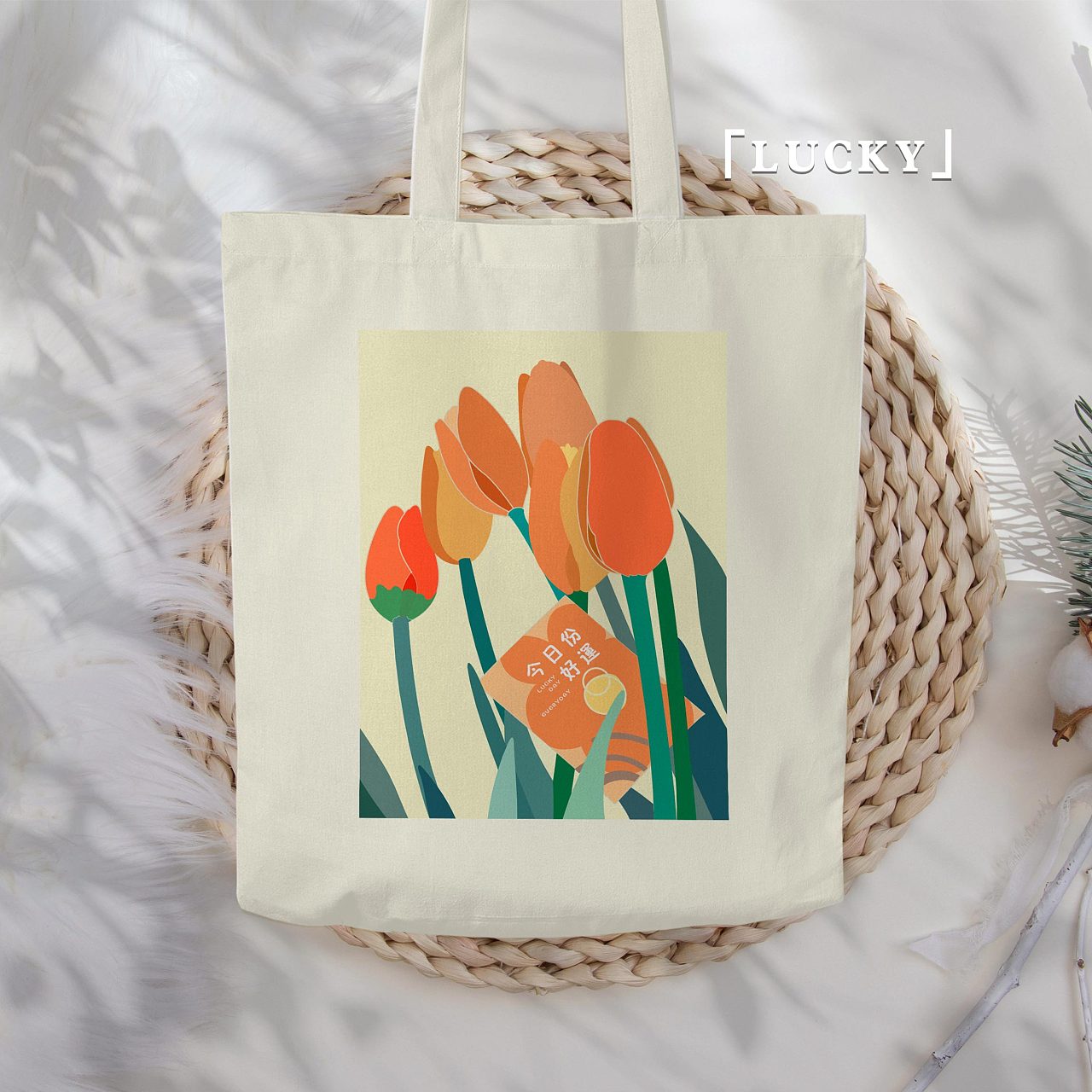 春日限定系列帆布袋|插画|艺术插画|南学堂设计 - 原创作品 - 站酷