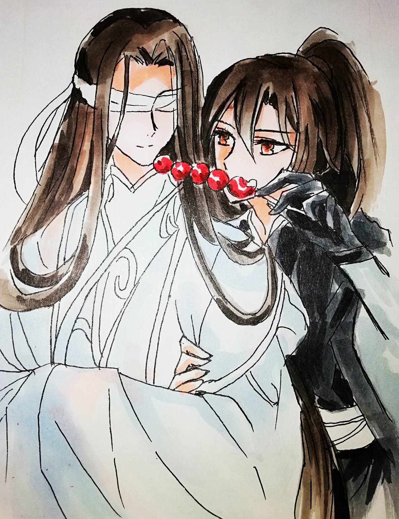 晓星尘\/薛洋|动漫|绘本|KS先一魅 - 临摹作品 - 站酷 (ZCOOL)