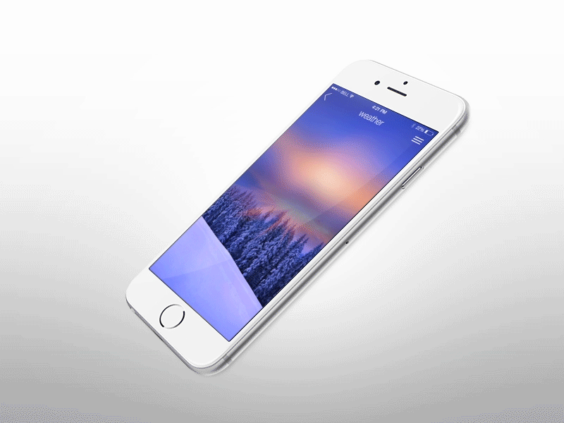 WEATHER SHOW（图ZMjQ2Njk5MzI=） - 交互/UE - 站酷设计师彩云Sky原创素材 - 站酷ZCOOL