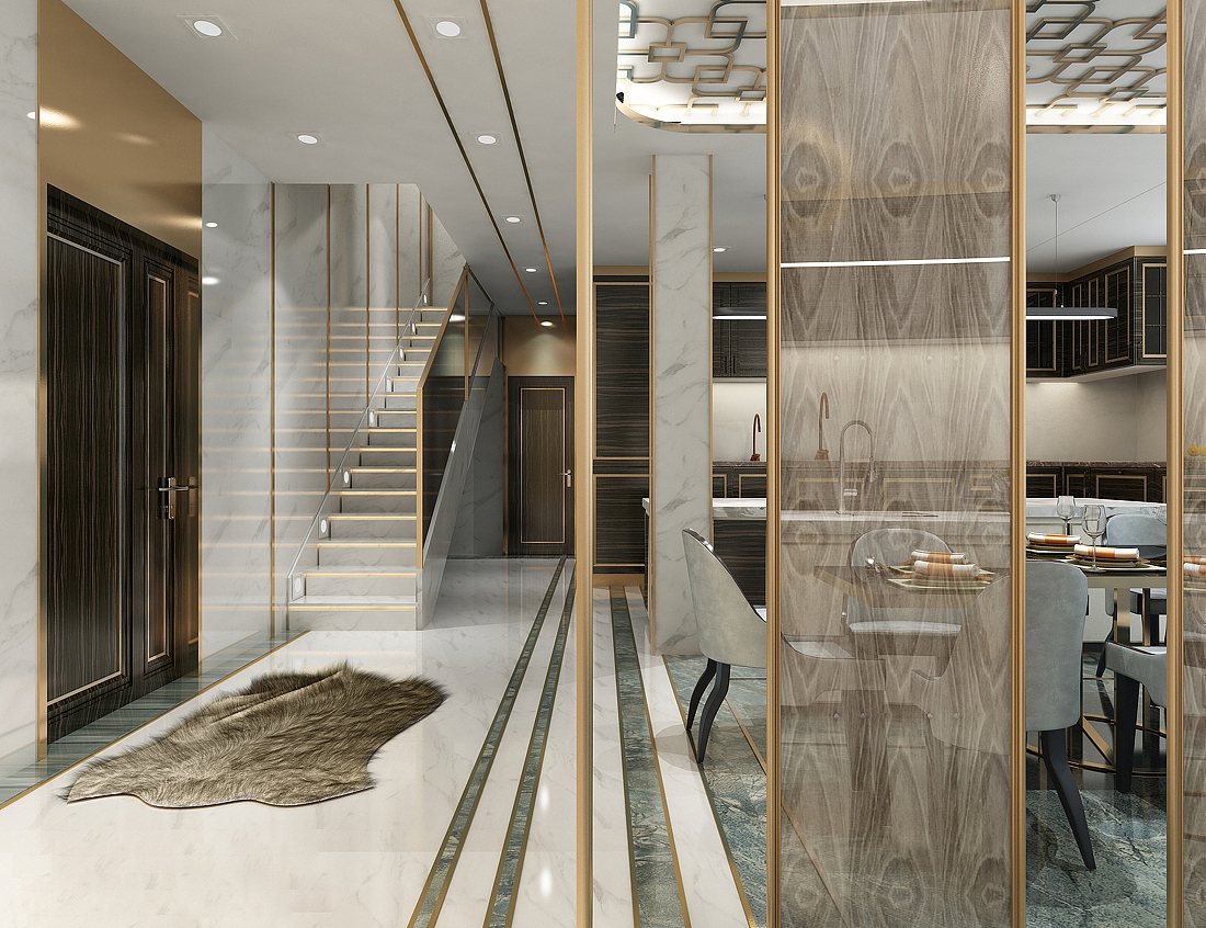 轻奢风别墅(二)