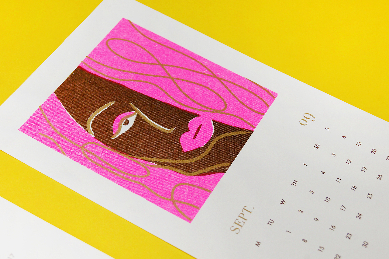 2020 MADWOMEN 日历（图ZMTkzMjEyNjc2） - 图案 - 站酷设计师卡爆彭原创素材 - 站酷ZCOOL