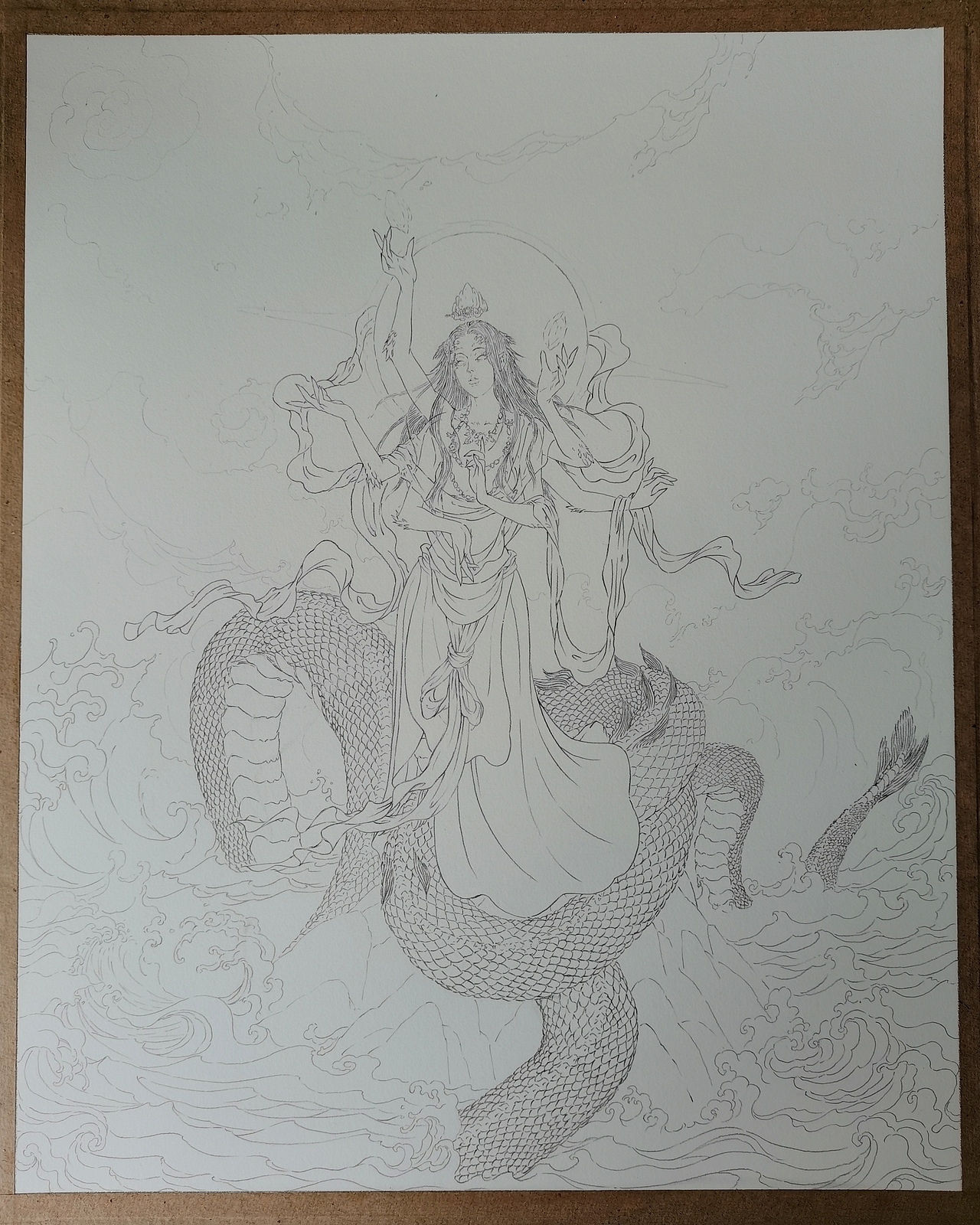 新神话•山海—女娲（图ZMzExODU4MTAw） - 艺术插画 - 站酷设计师達人原创素材 - 站酷ZCOOL