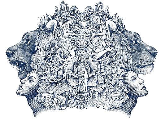 华润雪花啤酒插画