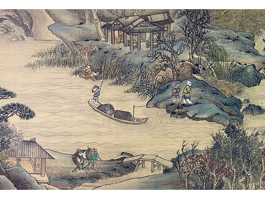 国画山水也能可可爱爱②