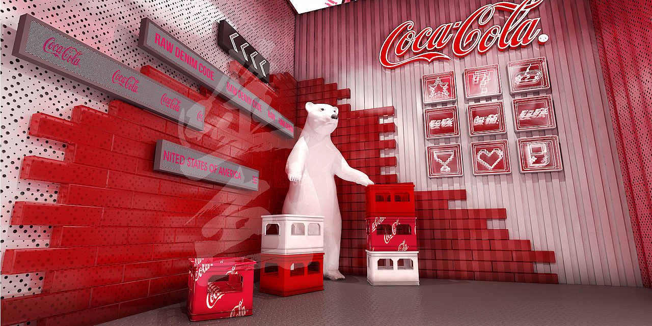 CoCaCola快闪店（图ZMjc2MzI3NzM2） - 其他三维 - 站酷设计师大Mandy原创素材 - 站酷ZCOOL