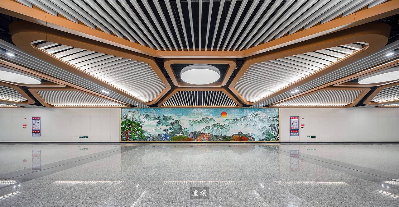 西安地铁四号线文化墙（图ZMTQzNTMxOTcy） - 环境/建筑摄影 - 站酷设计师西安颂之原创素材 - 站酷ZCOOL