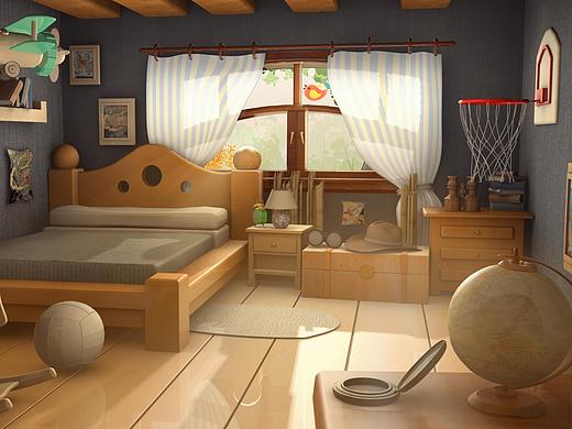 MAYA入门作品（个人主页-ZMjk4MzM1NDg=） - 建筑/空间 - 站酷设计师噜噜无敌酷原创素材 - 站酷ZCOOL