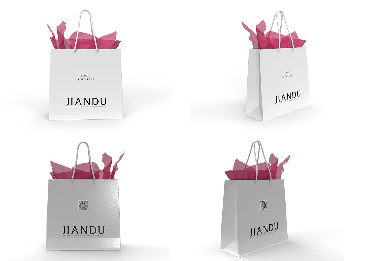 JIANDU简读设计师女装产品包装