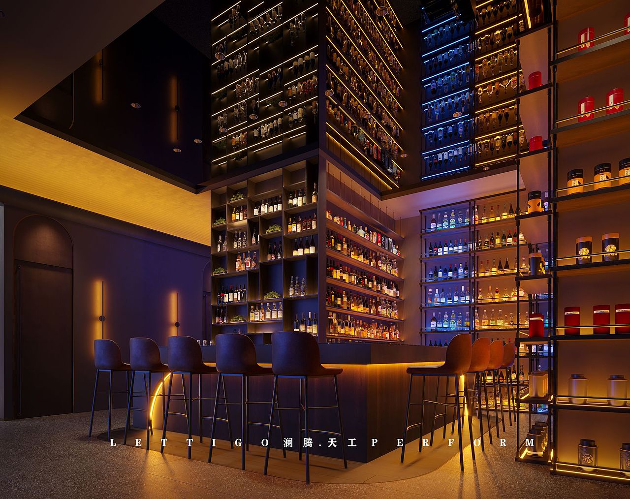 商业空间|红酒会所|酒庄艺术空间（图ZMzUzNjA5NjY0） - 商业空间设计 - 站酷设计师DesignerZtt186原创素材 - 站酷ZCOOL