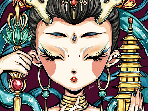 敦煌女