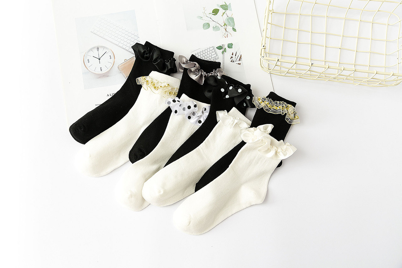 2019春夏女袜蕾丝袜花边袜萝莉袜袜子