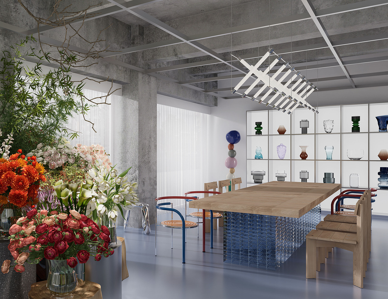 d_engliang原创 | 花艺工坊设计（图ZMzU2MjM0NDY4） - 商业空间设计 - 站酷设计师d_engliang原创素材 - 站酷ZCOOL