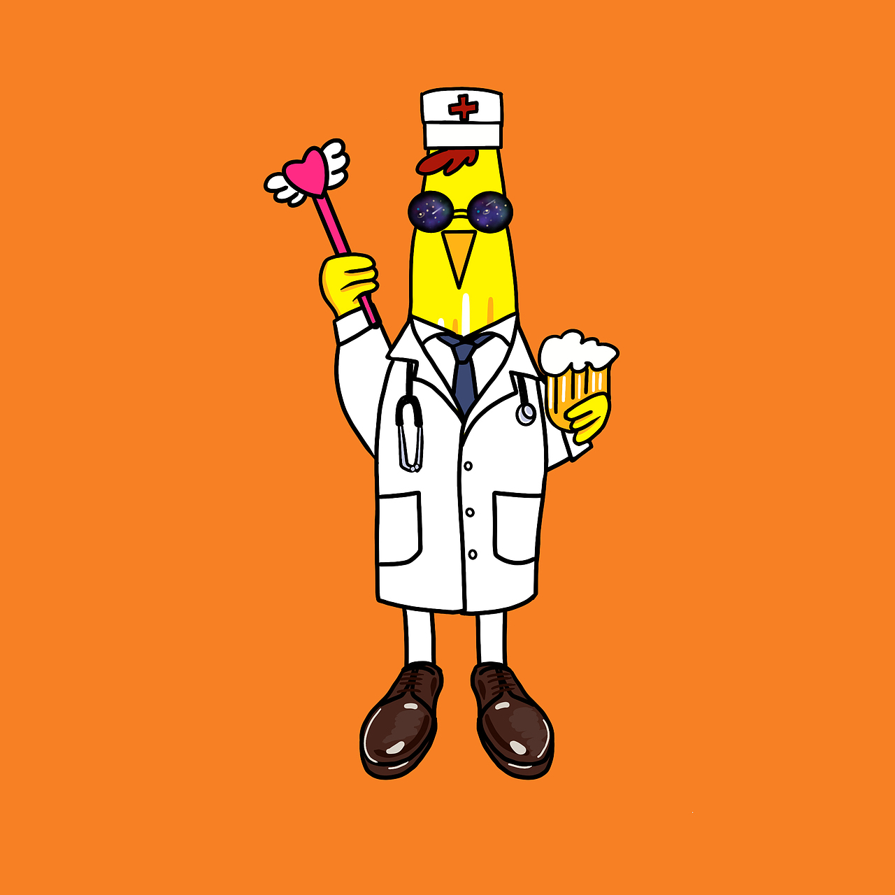 然画事炸鸡大王品牌形象