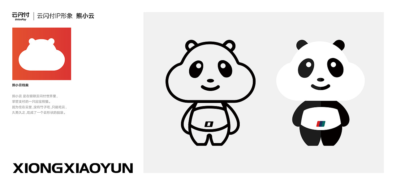银联云闪付ip形象设计