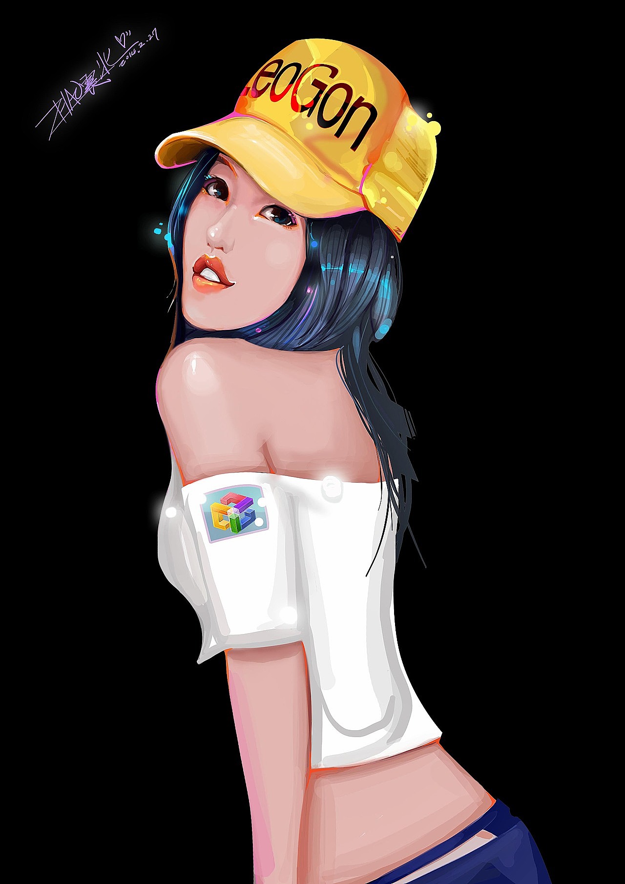 赵震北手绘的の101个女孩