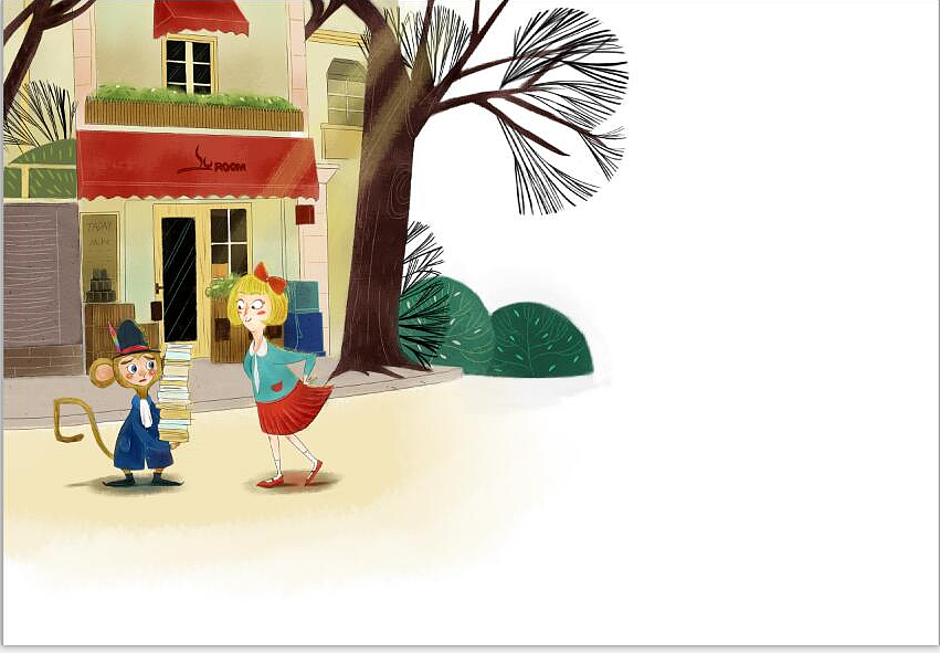 扁平类儿童卡通 童话 绘本类