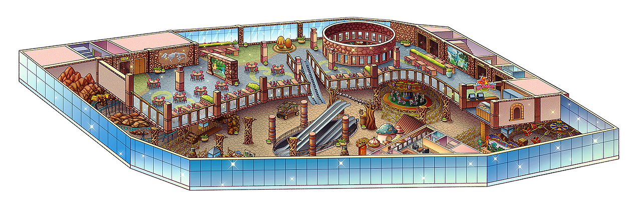 下面是主楼的顶楼区域。。。。。