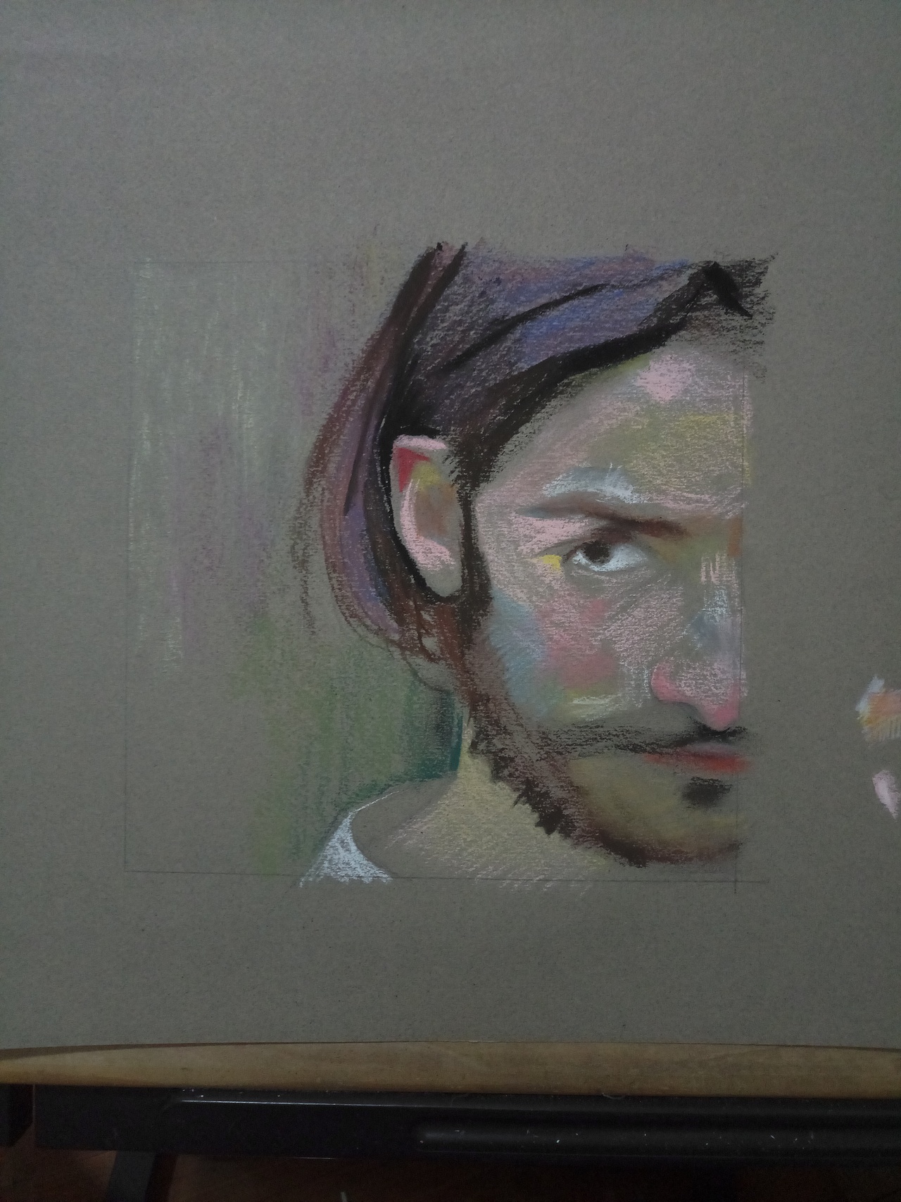 色粉人物处女作（图ZMTc0NjE0ODg4） - 绘画 - 站酷设计师范晓杰原创素材 - 站酷ZCOOL