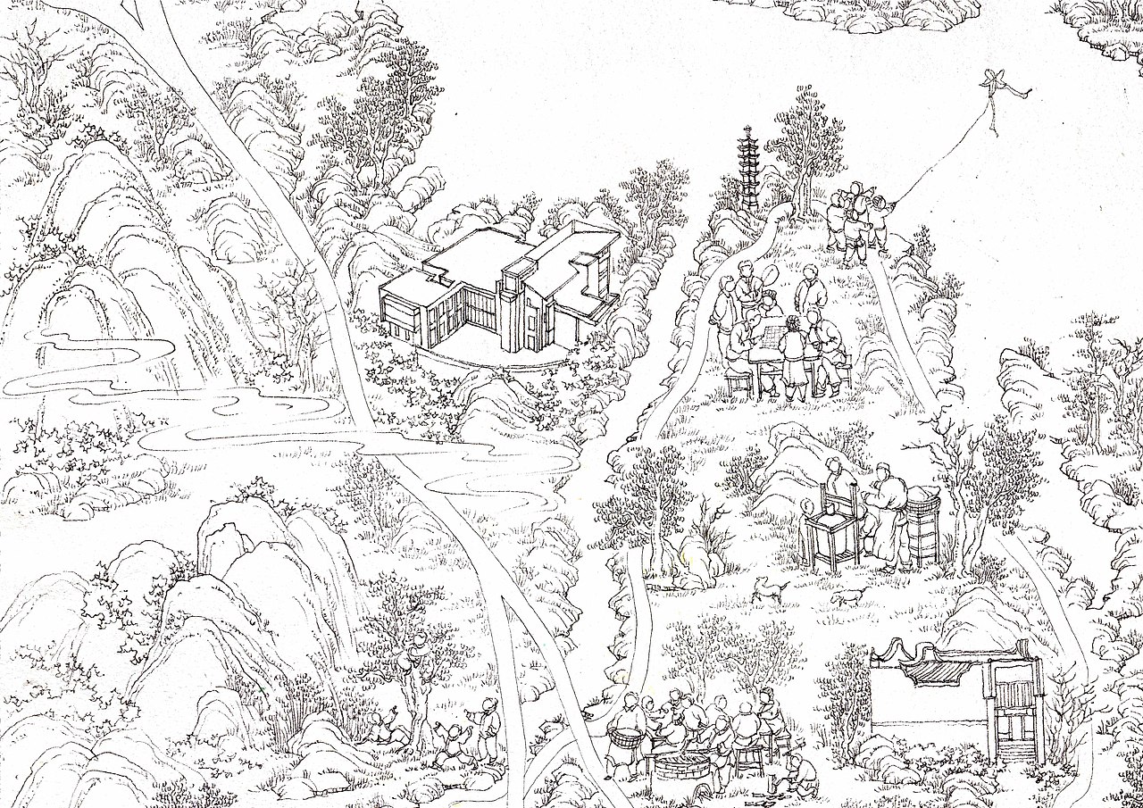 福州手绘地图线稿（图ZMTg2ODU0NzU2） - 其他 - 站酷设计师Lao妖怪原创素材 - 站酷ZCOOL