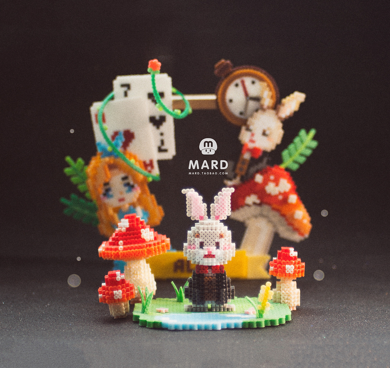 MARD拼豆原创-爱丽丝梦游仙境