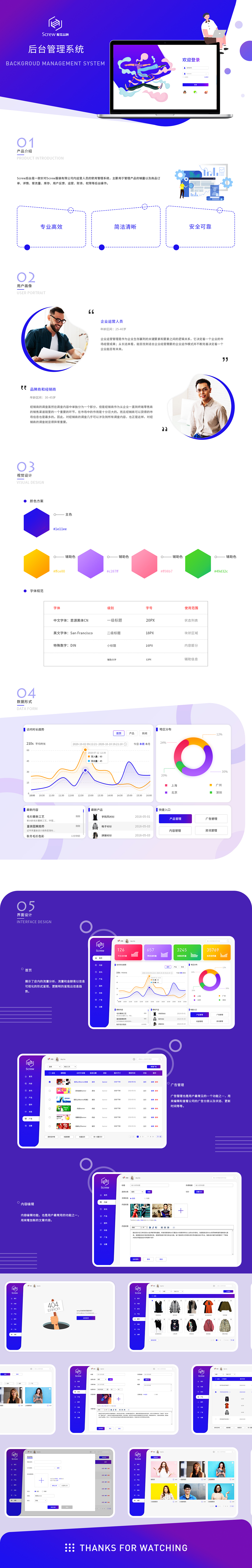后台管理系统-UI设计