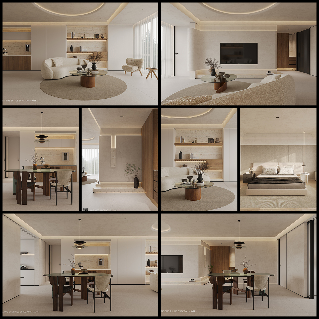 冈舍效果图表现-2024.3.31（图ZMzY1NjAzNzEy） - 家装设计 - 站酷设计师冈舍表现一小豪原创素材 - 站酷ZCOOL