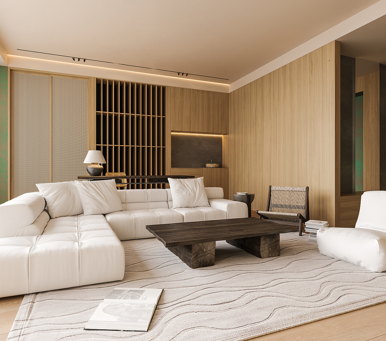 【效果图表现】客厅