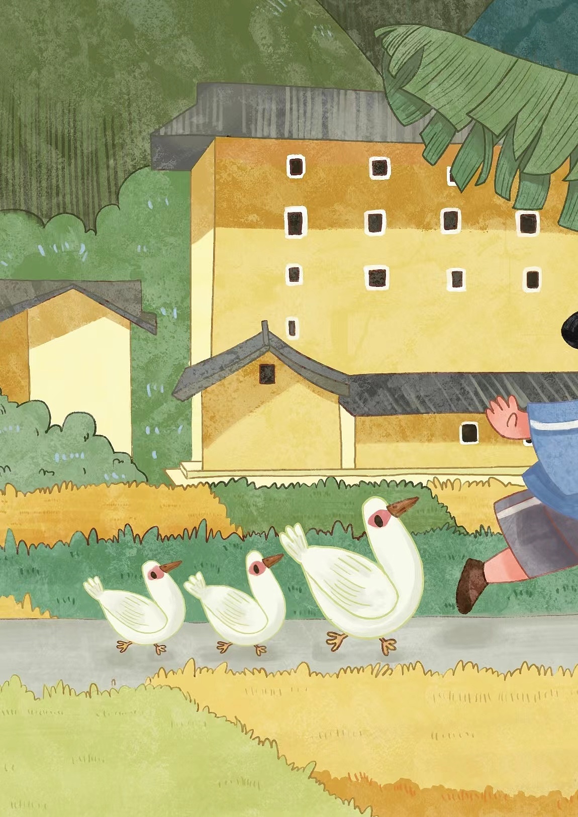 在土楼-人间四月（图ZMzY3NDc1MTAw） - 宣传物料 - 站酷设计师蟹黄棒原创素材 - 站酷ZCOOL