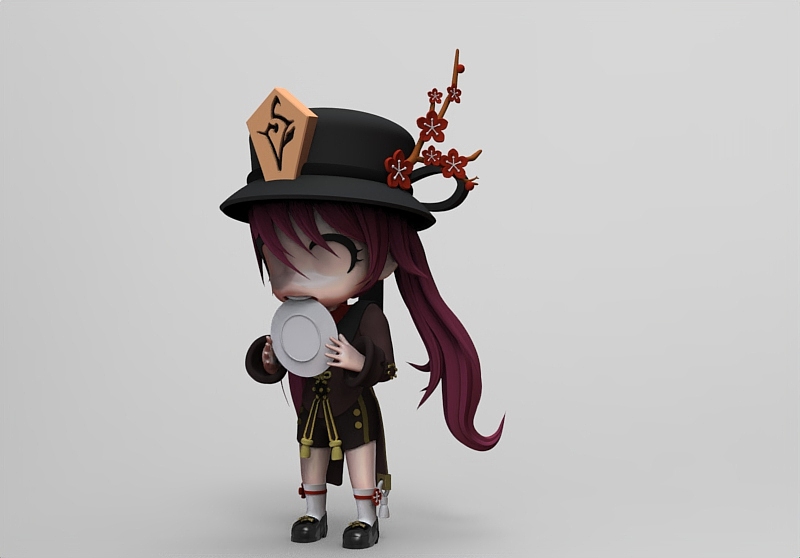 原神胡桃q版（圖ZMzAxODgyMTg0） - 其他三維 - 站酷設(shè)計(jì)師akia原創(chuàng)素材 - 站酷ZCOOL