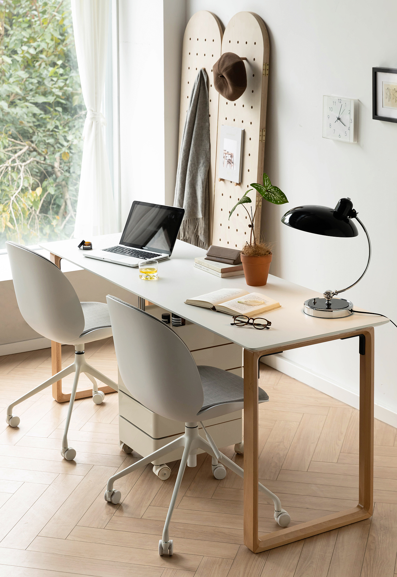 家具摄影-双人书桌